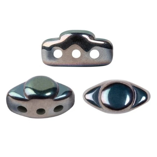 Cuentas de cristal Volos® de Puca® 4x8 mm - Full Celsian x10g