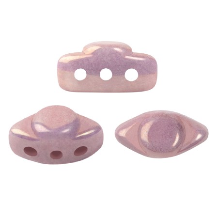 Cuentas de vidrio Volos® by Puca® 4x8 mm - Opaque Lilas Ceramic Look x10g