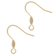 Ganchos de 21 mm con anilla abierta - Acero inoxidable 316L dorado x40|raw }}