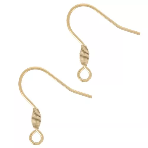 Ganchos de 21 mm con anilla abierta - Acero inoxidable Dorado 304 x40