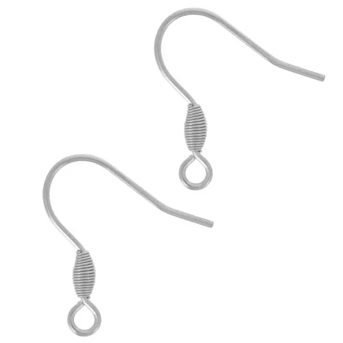 Ganchos de 21 mm con anilla abierta - acero inoxidable 304L x50