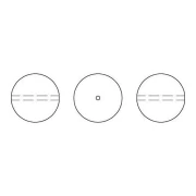 Cuentas de perlas Aurora 5810 14 mm - Crystal White Pearl x10