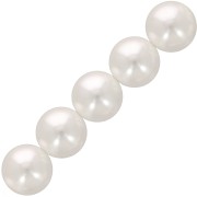 Cuentas de perlas Aurora 5810 8 mm - Crystal White Pearl x10|raw }}