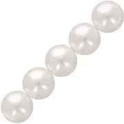 Aurora 5810 4 mm Perlas - Crystal White Pearl x20