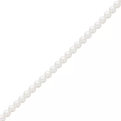 Cuentas de perlas Aurora 5810 4 mm - Crystal White Pearl x41cm