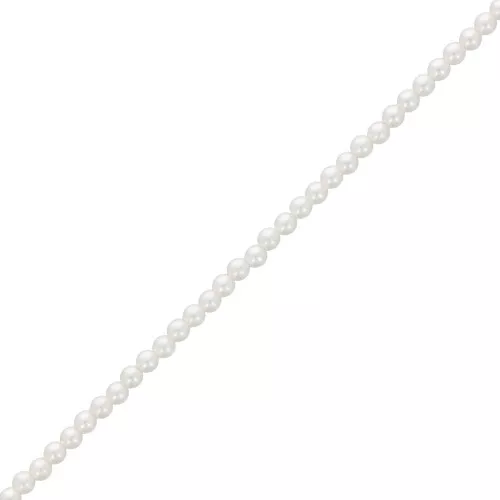 Cuentas de perlas Aurora 5810 3 mm - Crystal White Pearl x61cm