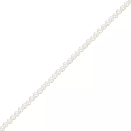 Cuentas de perlas Aurora 5810 2 mm - Crystal White Pearl x41cm