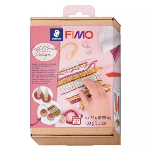 Kit de modelado Fimo - Efecto tricotado y trenzado x1