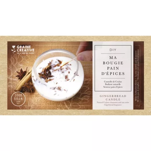 Kit de velas DIY Graine Créative - Ma Bougie Pain D'épices x1