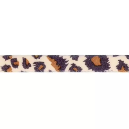 Cinta de terciopelo de 9 mm - Leopardo x1m