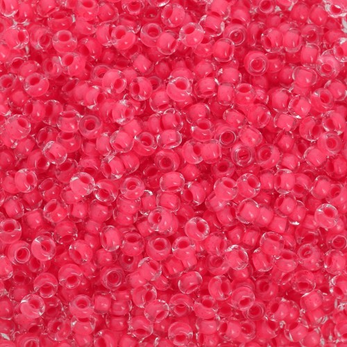 Preciosa Cuentas de rocalla 11/0 2 mm - Terra Intensive - Red Lined x20g