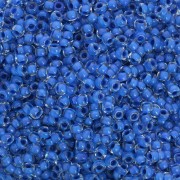Cuentas de Rocalla Preciosa 11/0 de 2 mm - Terra Intensive - Blue Lined x20 g