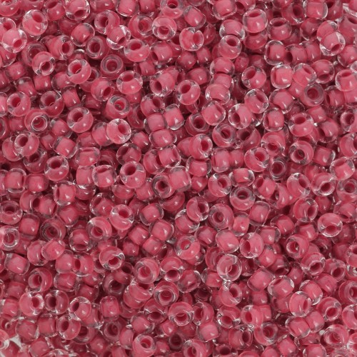 Cuentas de Rocalla Preciosa 11/0 2 mm - Terra Intensive - Marrón rayado x 20 g