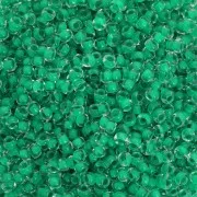 Cuentas de Rocalla Preciosa 11/0 2 mm - Terra Intensive - Sea Green Lined x20 g