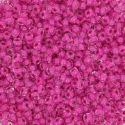 Cuentas de Rocalla Preciosa 11/0 de 2 mm - Terra Intensive - Magenta Lined x20 g