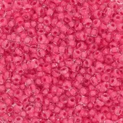 Cuentas de Rocalla Preciosa 11/0 2 mm - Terra Intensive - Pink Lined x20 g