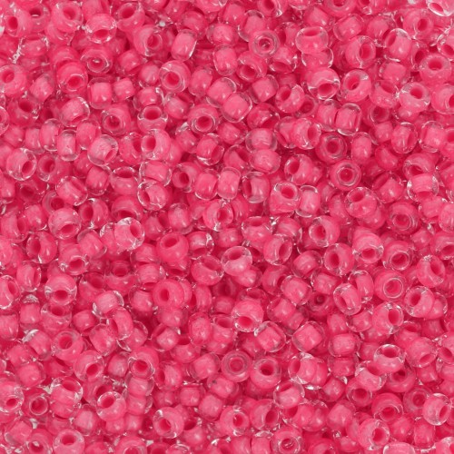 Cuentas de Rocalla Preciosa 11/0 2 mm - Terra Intensive - Pink Lined x20 g
