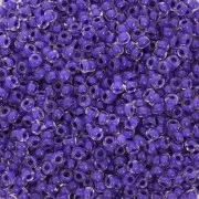 Preciosa Cuentas de rocalla 11/0 2 mm - Terra Intensive - Lila Forrada x20g