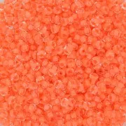 Cuentas de Rocalla Preciosa 11/0 de 2 mm - Terra Intensive - Naranja con ribete x 20 g