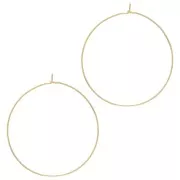 Pendientes de aro 40 mm - Dorado x20