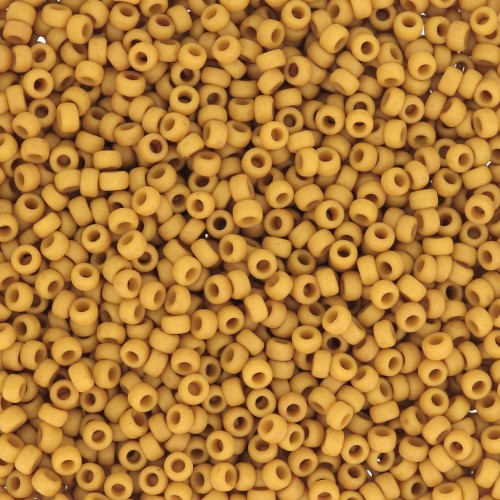 Rocalla Miyuki 15/0 2312 - Opaque Mustard Mat x8g