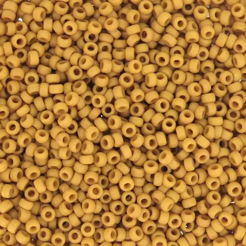 Rocalla Miyuki 15/0 2312 - Opaque Mustard Mat x8g