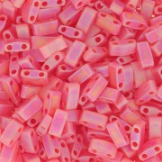 Media Tila Miyuki 5x2.3x1.9mm HTL-140FR - Transparente Rojo Naranja AB Mat x10g