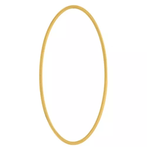 Anillo oval de montaje y tejido 40x20 mm - Acero inoxidable 304 Dorado x1