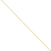 Cadena de eslabones de 1,5 mm - Acero inoxidable 304 dorado x50cm|raw }}