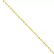 Cadena de eslabones de 1,5 mm - Acero inoxidable 304 dorado x50cm