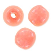 Cuentas redondas Shiny 3 mm Peach Coral x50