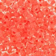 Cuentas de Rocalla Preciosa 6/0 4 mm - Terra Intensive - Naranja con rayas x 20 g