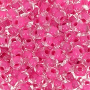 Cuentas de Rocalla Preciosa 6/0, 4 mm - Terra Intensive - Magenta Lined x20 g