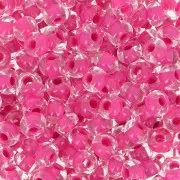 Cuentas de Rocalla Preciosa 6/0, 4 mm - Terra Intensive - Magenta Lined x20 g