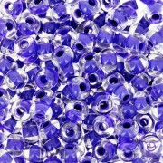 Cuentas de Rocalla Preciosa 6/0, 4 mm - Terra Intensive - Lilac Lined, 20 g