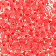 Cuentas de Rocalla Preciosa 6/0, 4 mm - Terra Intensive - Red Lined, 20 g