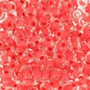 Cuentas de Rocalla Preciosa 6/0, 4 mm - Terra Intensive - Red Lined, 20 g