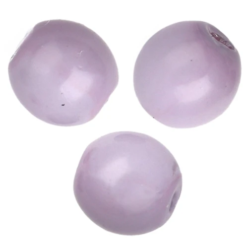 Cuentas redondas Shiny 3 mm Lilac x50