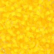 Cuentas de Rocalla Preciosa 8/0 3 mm - Terra Intensive - Yellow Lined x20 g