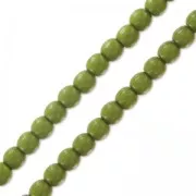 Cuentas redondas Shiny 2 mm Pea Green x150