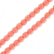 Cuentas redondas Shiny 2 mm Peach Coral x150