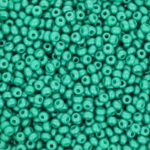 Cuentas de Rocalla Preciosa 11/0 de 2 mm - Permalux Sea Green x20 g