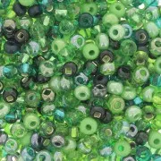 Preciosa Cuentas de rocalla 8/0 3 mm - Mix Verde x20g