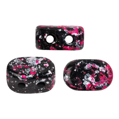 Cuentas de vidrio Lipsi® de Puca® 4x6 mm - Tweedy Pink x10g