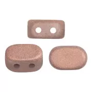 Cuentas de vidrio Lipsi® de Puca® 4x6 mm - Full Capri Gold Mat x10g