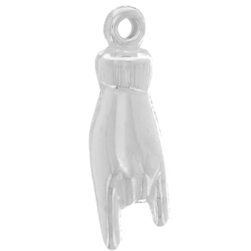Colgante de mano - Signo Rock and Roll - 22x7 mm - Plateado 925 x1