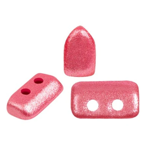 Cuentas de vidrio Piros® by Puca® 2x5 mm - Perla rosa oscuro x10g