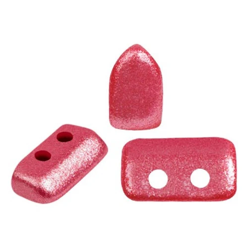 Cuentas de vidrio Piros® by Puca® 2x5 mm - Coral Perla x10g