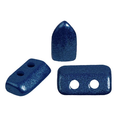 Cuentas de vidrio Piros® by Puca® 2x5 mm - Azul Oscuro Perla x10g