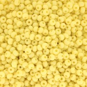 Cuentas de Rocalla Preciosa 11/0 de 2 mm - Permalux Light Yellow Mat x20 g